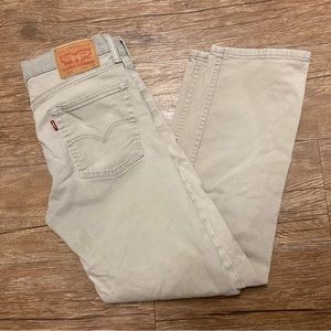 Levi’s 513 Tan Denim Pants